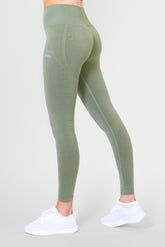 Pulse Scrunch Tights Olive Green